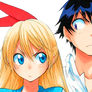 Render Chitoge y Raku, Nisekoi