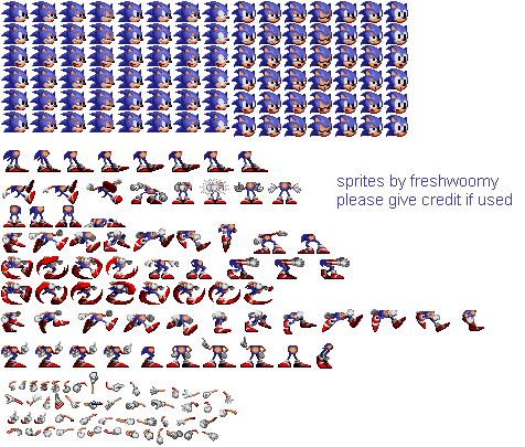 Deviantart Sonic Rig Sonic The Hedgehog 1 Sprite Rig by FreshWoomy on DeviantArt