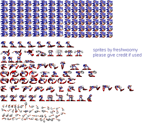 Classic Sonic Sprites by hypershadicspriter33 on DeviantArt