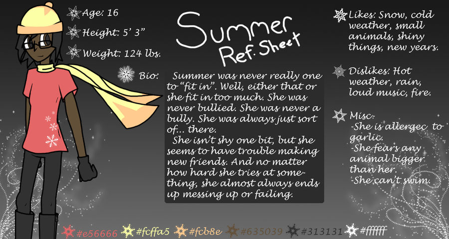 Summer Ref. Sheet