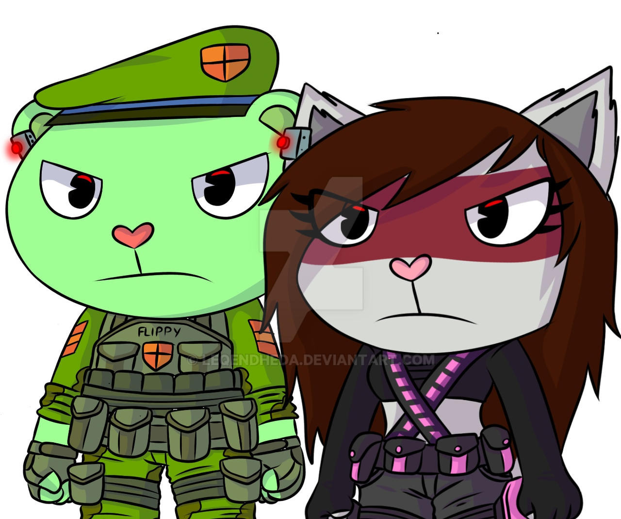 Flippy and Krazy HTF by LeqendHeda on DeviantArt