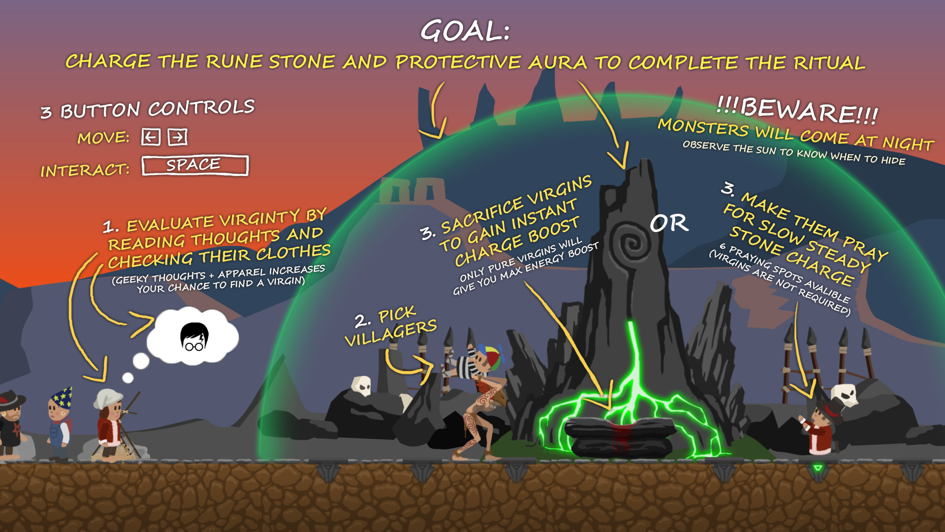 Virgin Hunt - Global Game Jam 2016 by Fenris-V