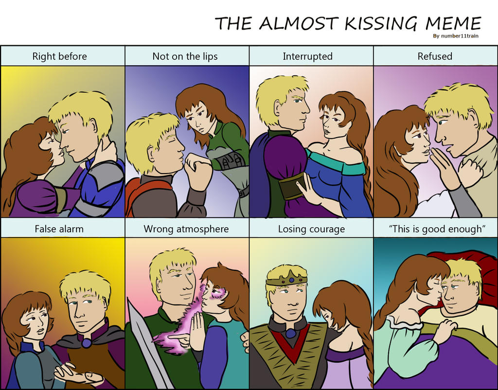 Almost Kissing Meme - Rysta and Calaen