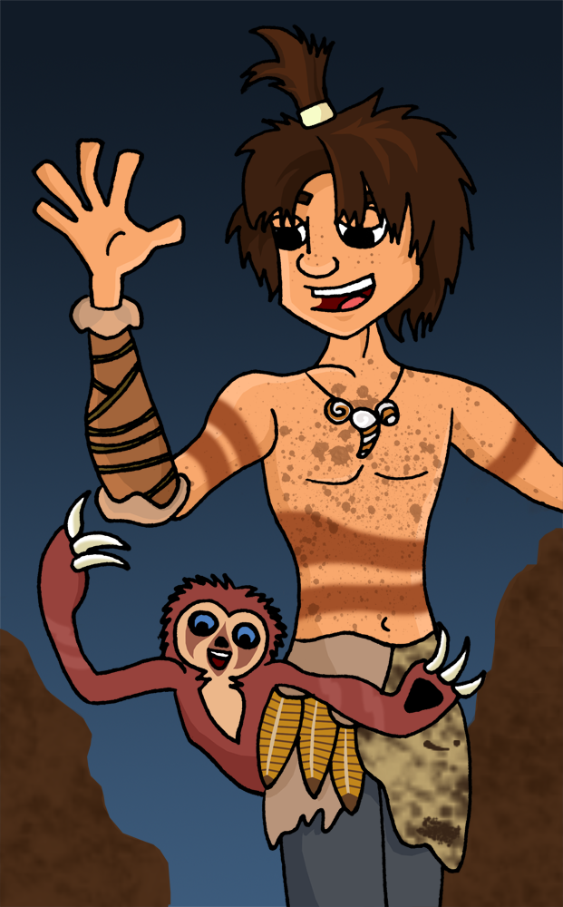 North America Frown alignment Guy and Belt - The Croods by HeroOfZeros on DeviantArt