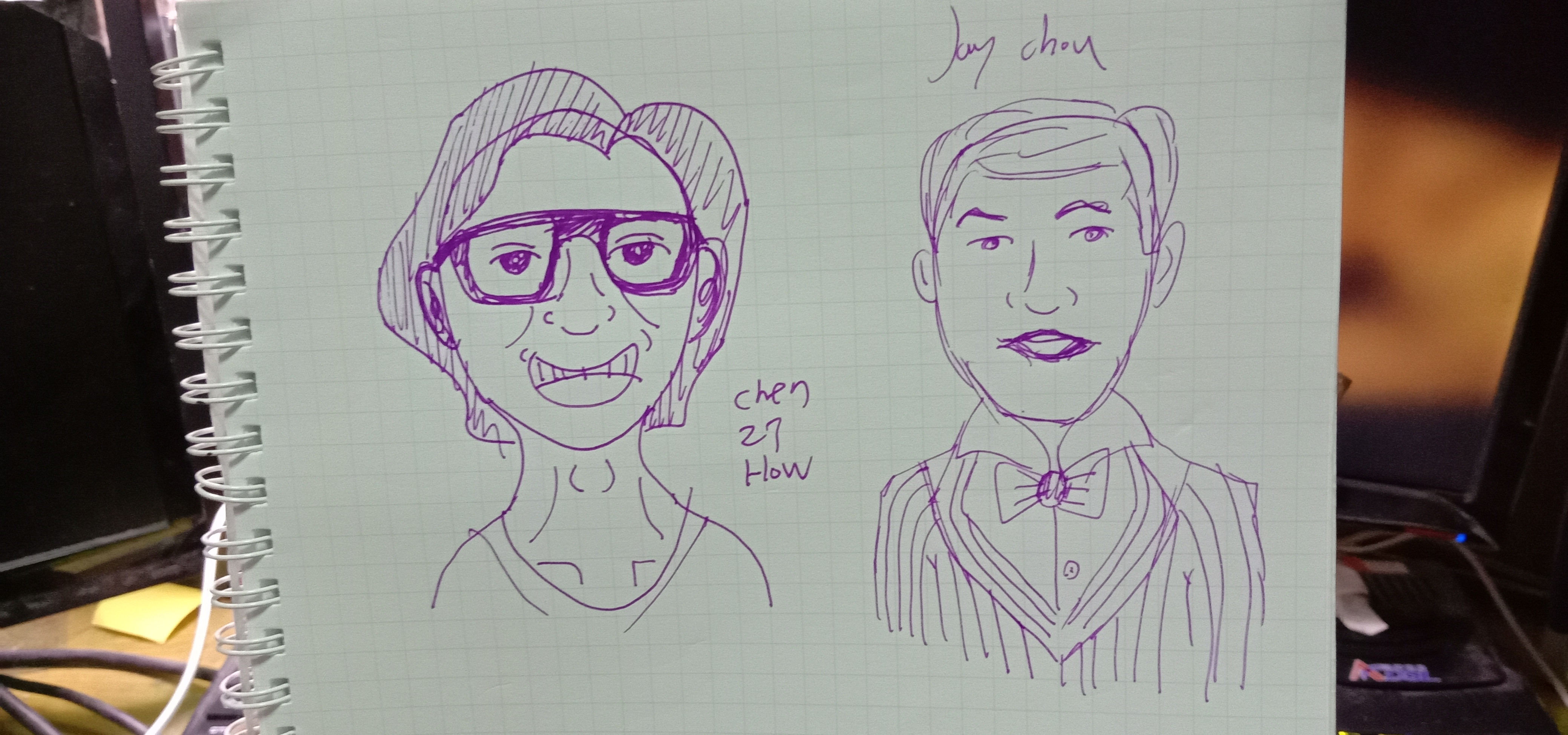 How How Chen and Jay Chou