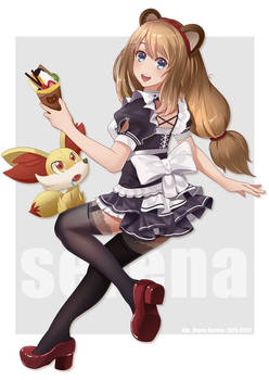 Serena Pokemon XY (maid costume style)02