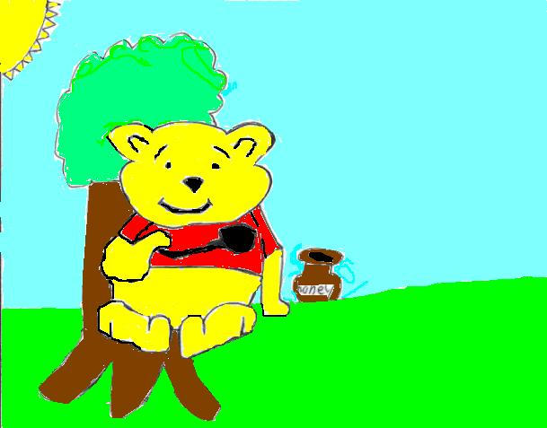 Pooh Colored by Kurama-The-Fox-Demon on DeviantArt