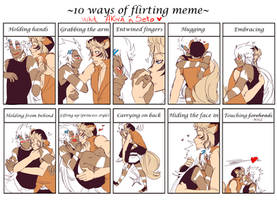 10 Ways Of Flirting Meme AkiSeto version