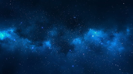 Galaxy in Blue by QAuZ on DeviantArt