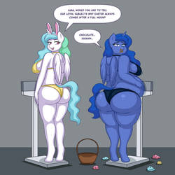 Celestia and Luna's Easter Buns