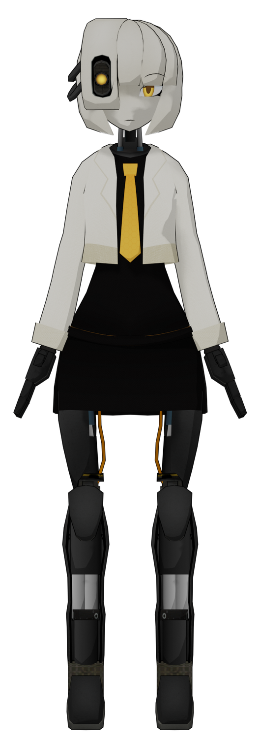 Humanoid GLaDOS Render 01 by BagaskaraAdikarya on DeviantArt