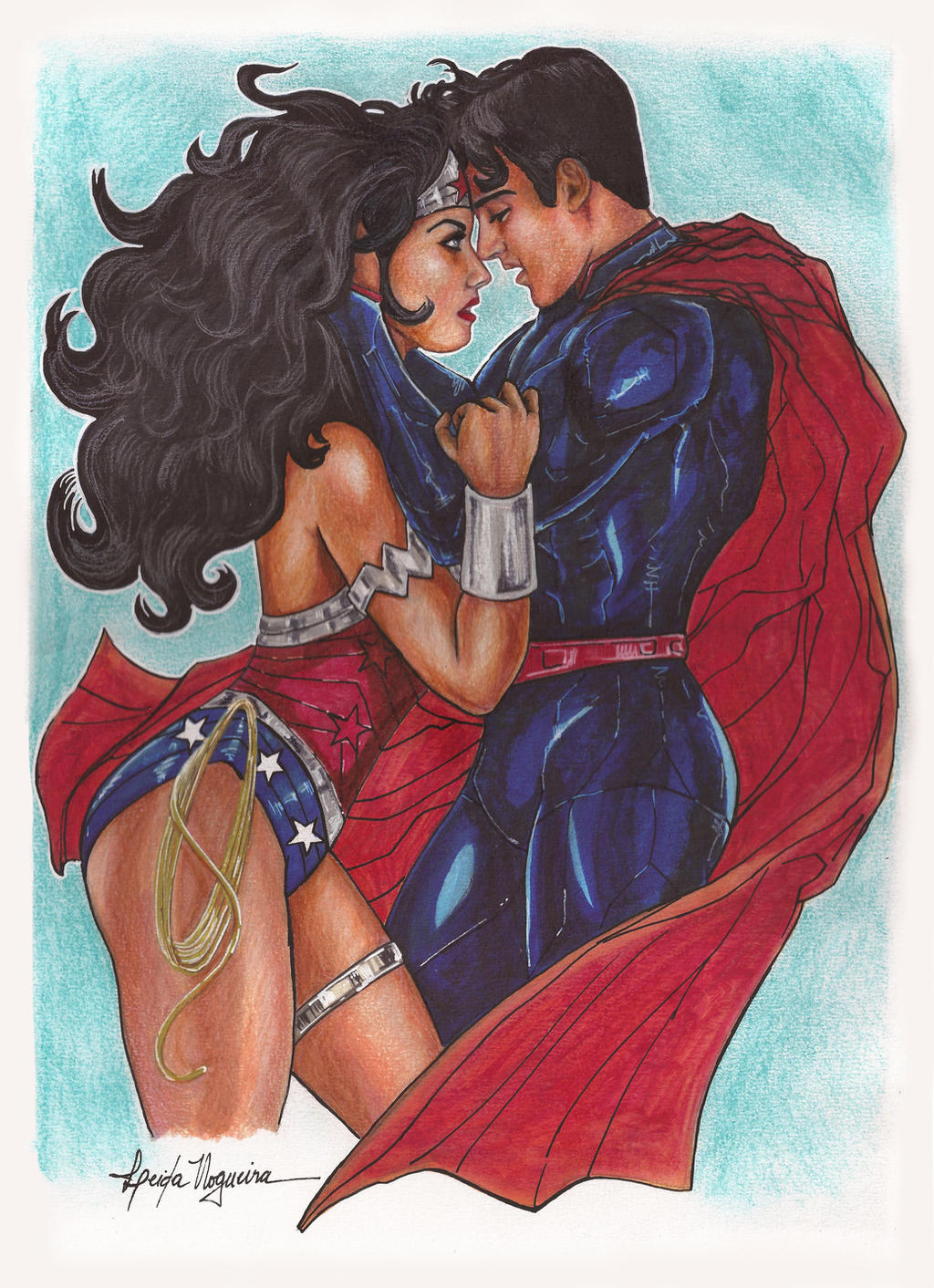 Justice League Wonder Woman and Superman