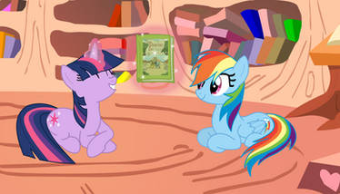 Rainbow Dash Shares Her New Book