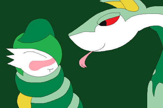 Serperior Squeezes Gardevoir