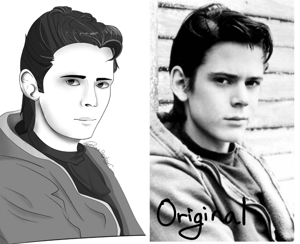 PonyBoy Curtis Portrait (The Outsiders) by ArtistoftheGeeks on DeviantArt