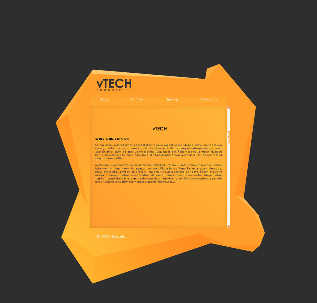 vTech Template by theHalogen on DeviantArt