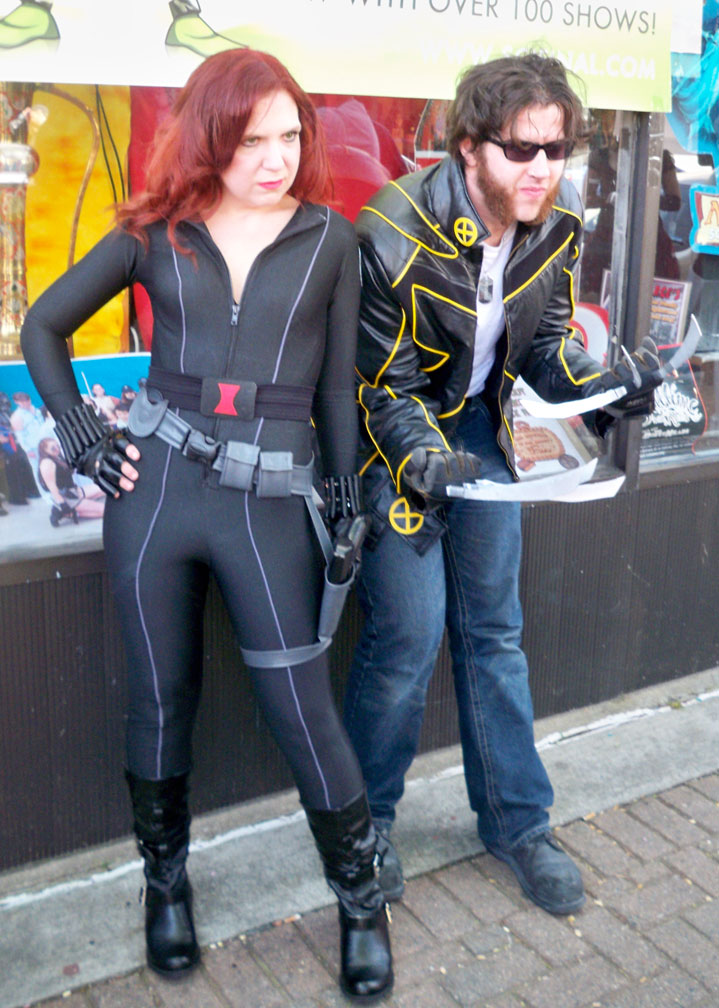 Black Widow and Wolverine