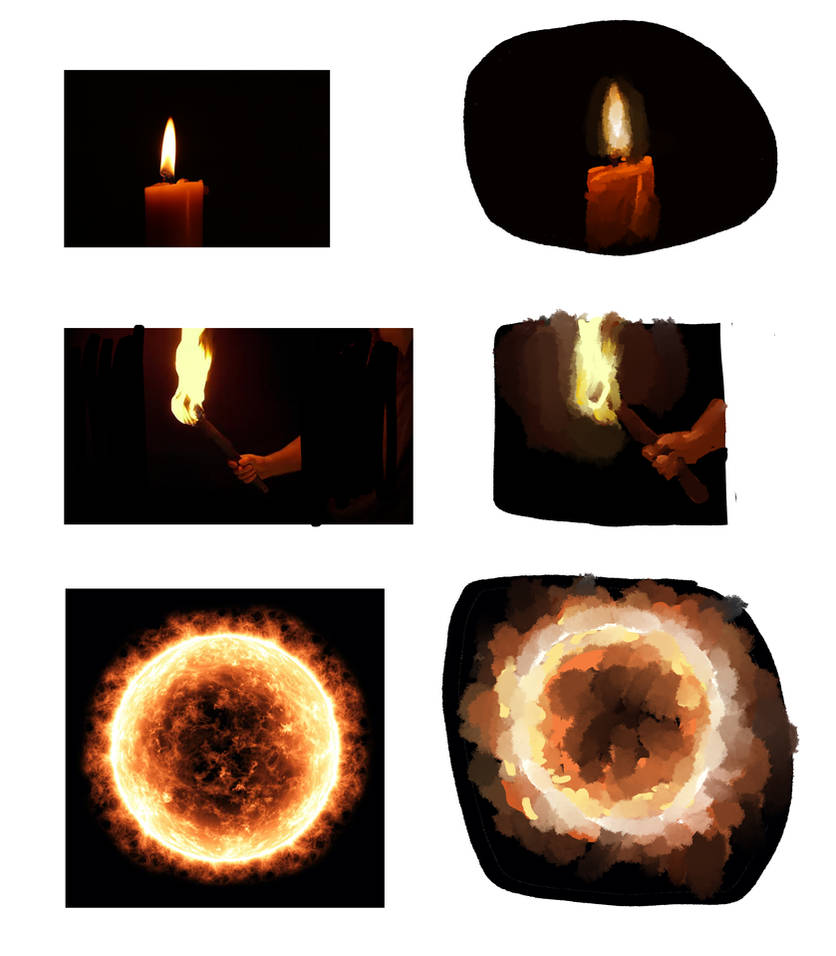 Fire light Study by Lamingtonlemons on DeviantArt