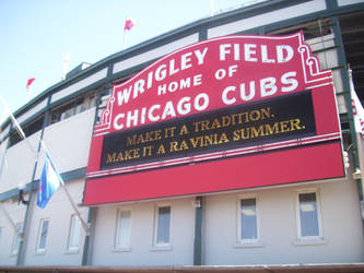 Wrigley Field Sign