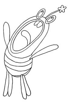 Bellow Bug (From Trolls Cartoon) Coloring Page