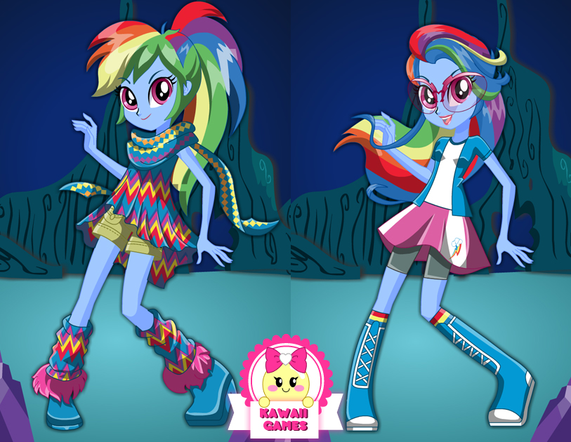 Legend of Everfree Rainbow Dash Dress Up