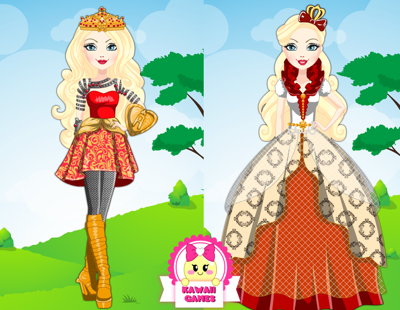 Ever After High Dragon Games Apple White Dress Up