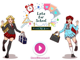 Late for School Dress Up Game