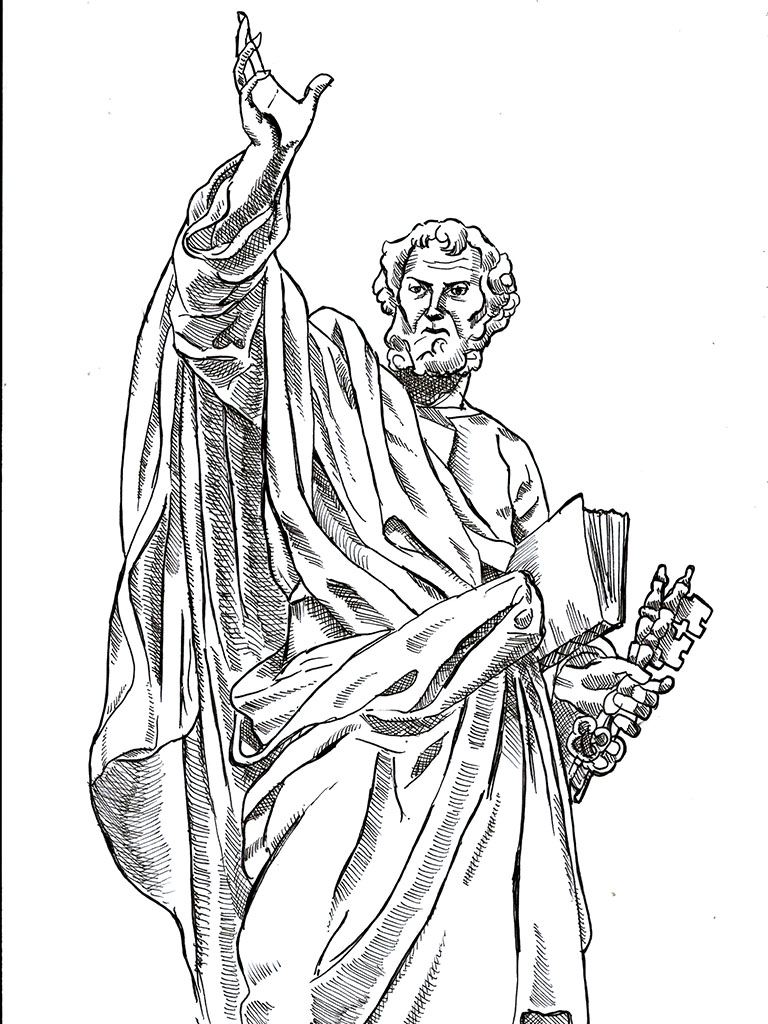 Saint Peter By Ikuzui On DeviantArt