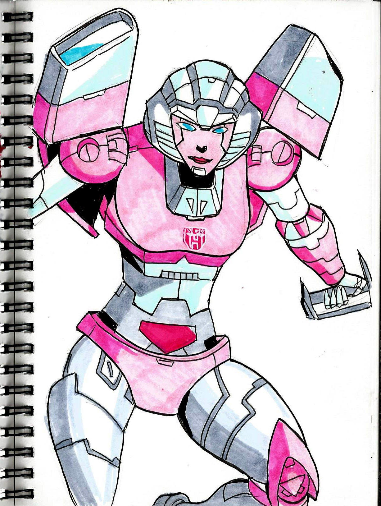 Transformers Arcee by ikuzui on DeviantArt