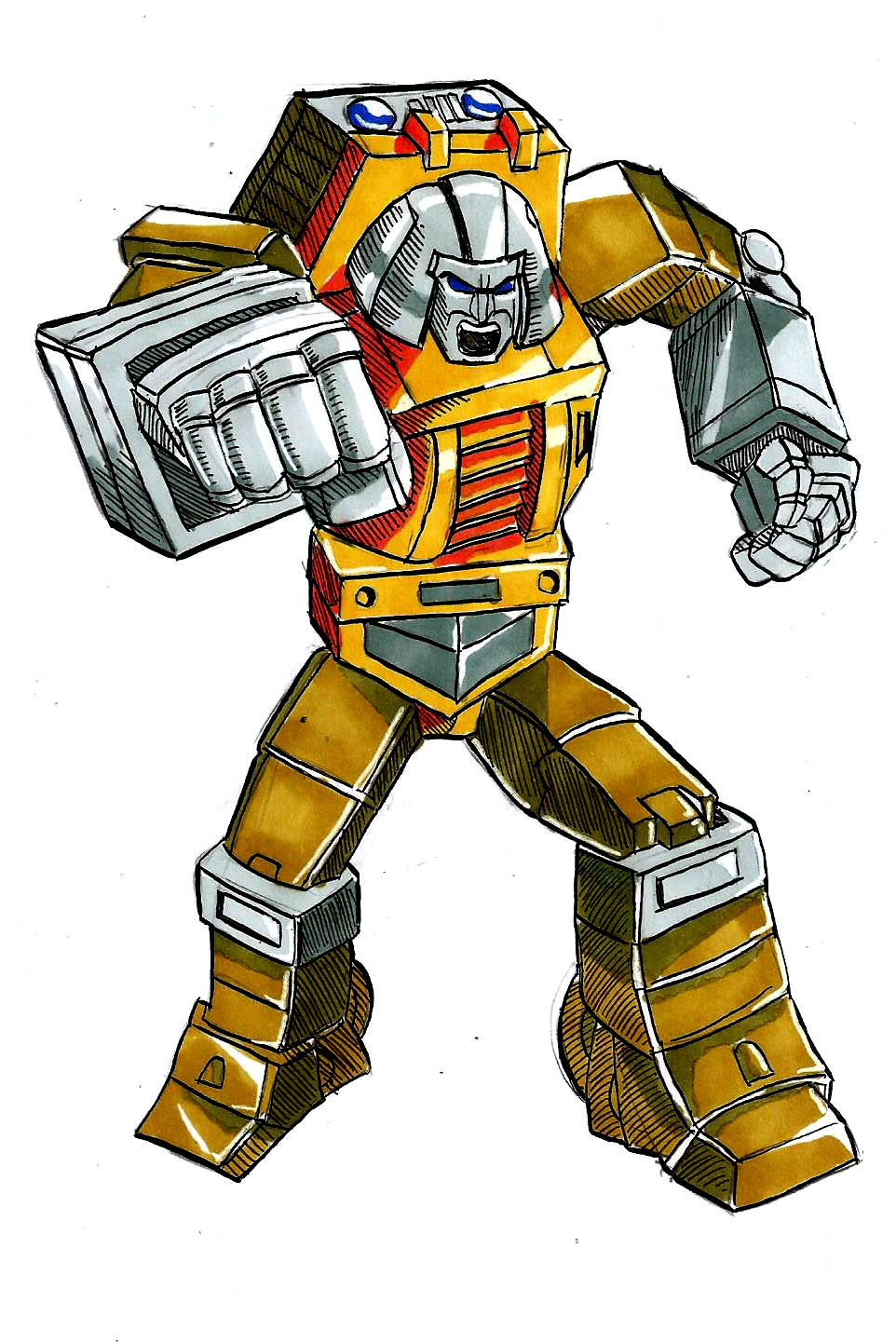 Brawn Character Brawn from Transformers(G1) by ikuzui on DeviantArt