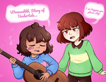 Frisk Sings a Song... A Story, If You Will by SuperBecky