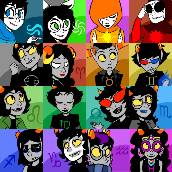 Homestuck icons by CrescentMarionette on DeviantArt