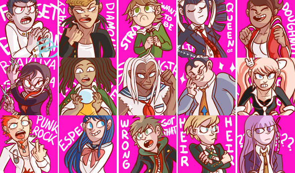 Dangan Ronpa icons