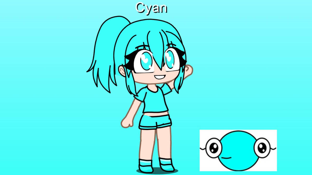 Cyan Colorblock Deviantart Humanitized Colourball Lore Cyan! by CSTTPCGE450 on DeviantArt