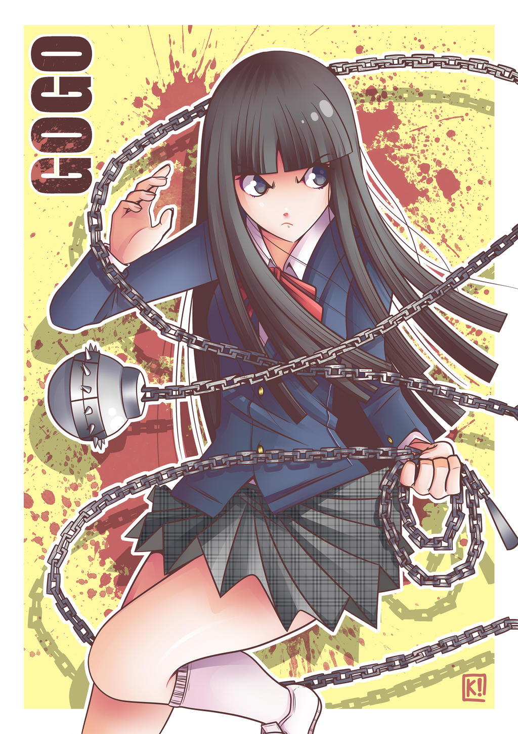 Gogo Yubari KILL BILL by PaperMoon92 on DeviantArt