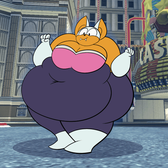 Rouge Enjoying her big ol Belly by SinkCandyCentral on DeviantArt