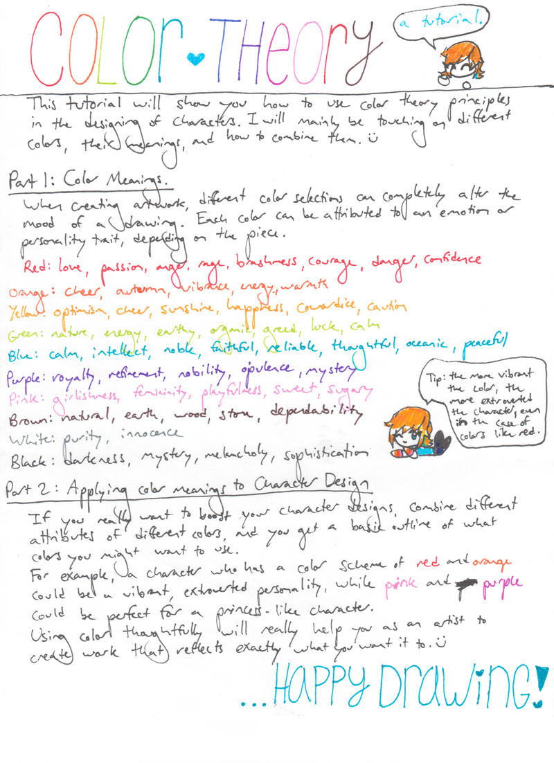 Tutorial: Basic Color Theory by SavannahKate108 on DeviantArt