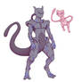 Mewtwo and Mew