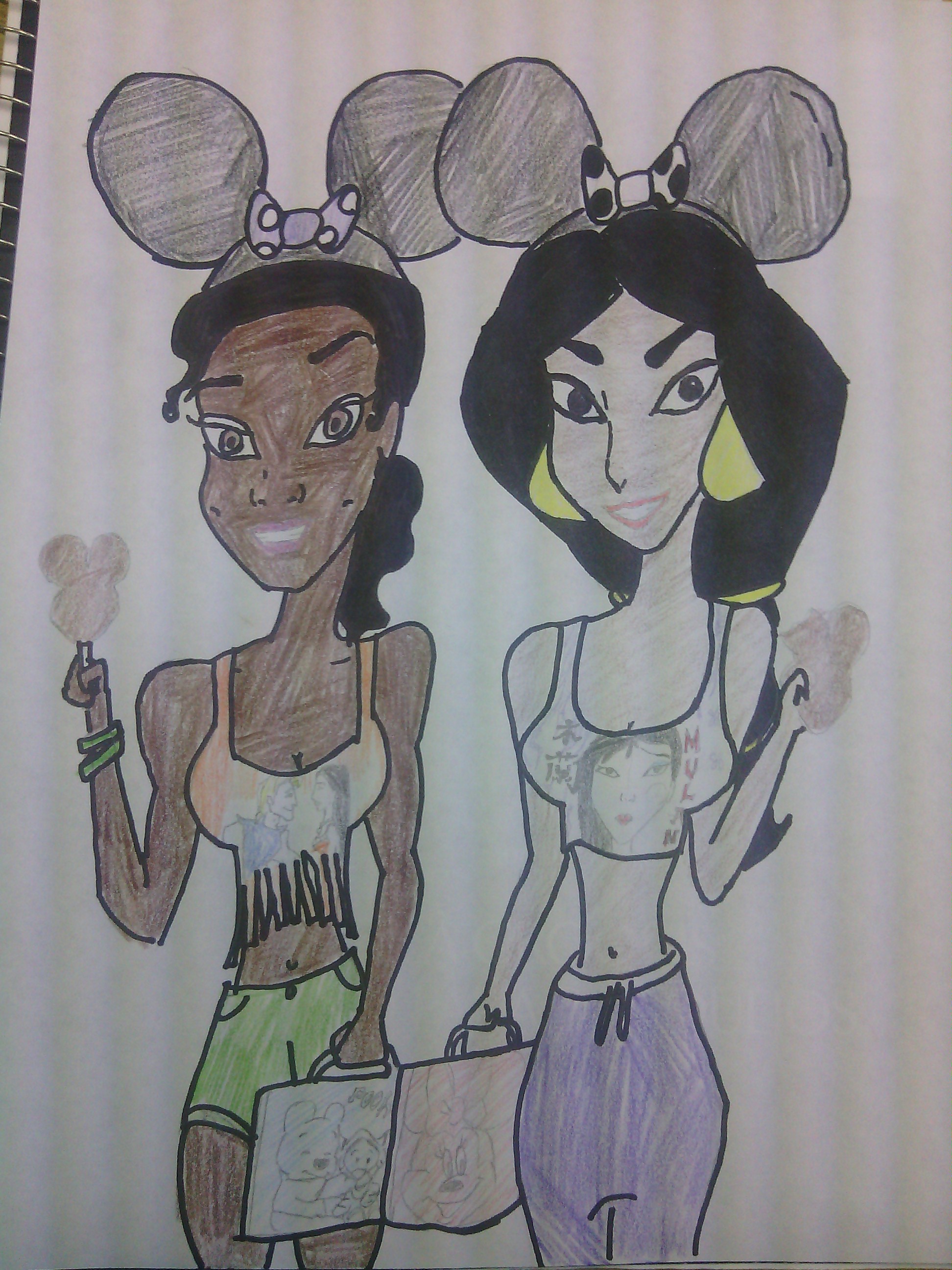 Tiana and Jasmine: A royal treat !