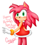 Happy Birthday Amy Rose! .:Coloured Lines:.