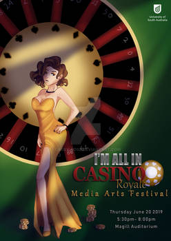 Casino Royale: Media Arts- Uni Poster
