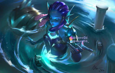 Atlantean Orianna (Fan Concept) Splash