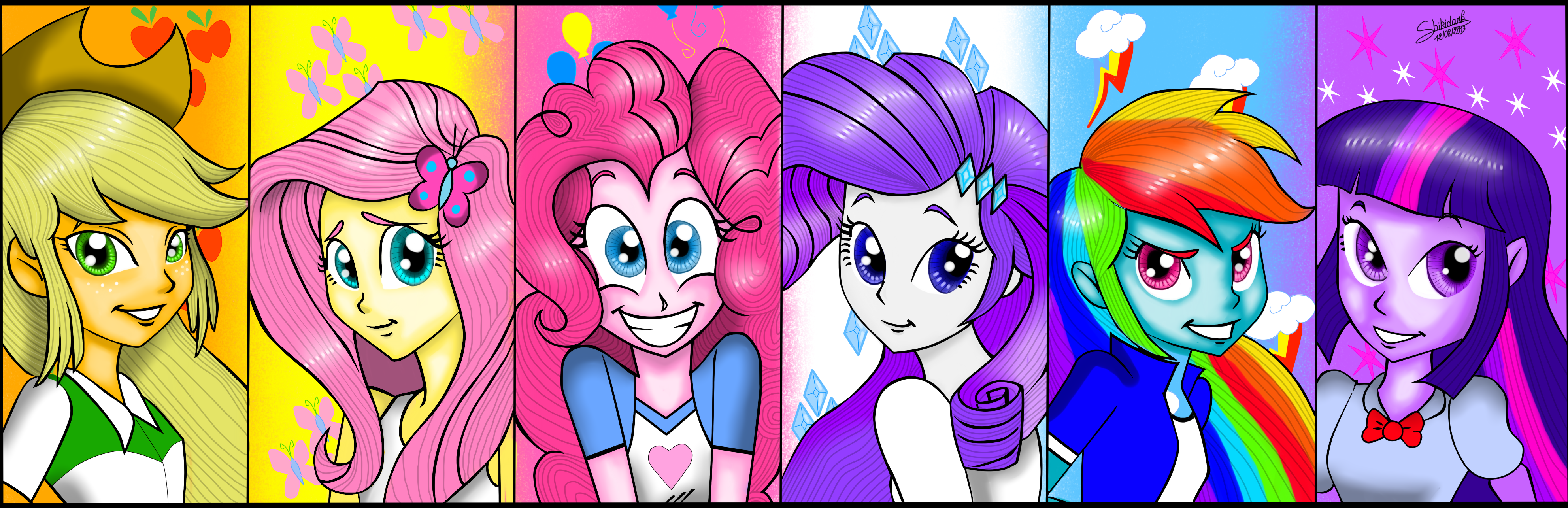 Mlp Bull Riding MLP Equestrian Girls : Friend is magic 2 color by Shikidark on DeviantArt