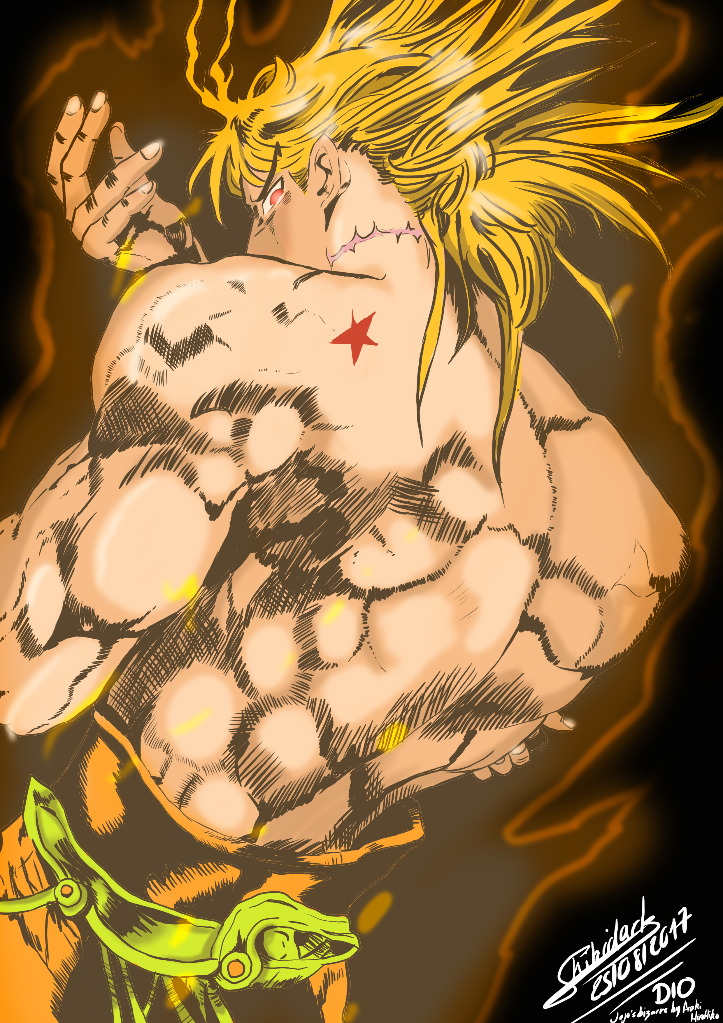 DIO's Pose by AlexJohnMizyris on DeviantArt