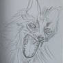 Horror Comic - Sketchbook Pencil Rough wolf 1
