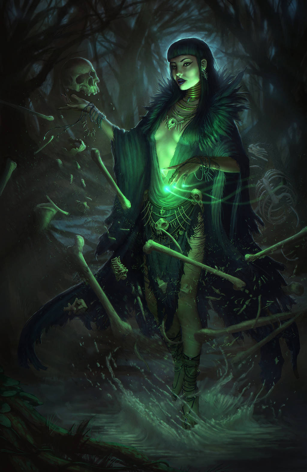 Swamp Witch by EmmanuelMadailArt