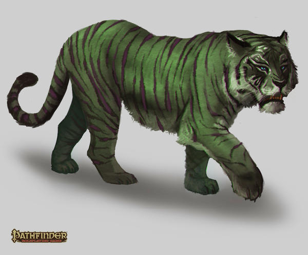 Tree Tiger - Pathfinder by EmmanuelMadailArt