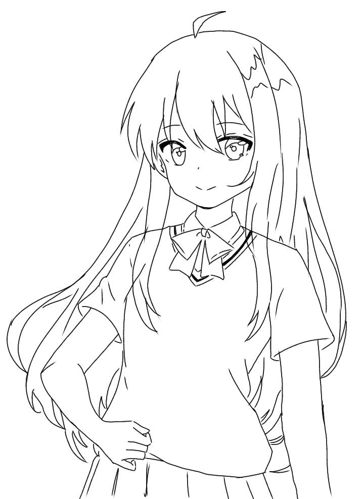 Anime girl base/pose by FierinHatake on DeviantArt