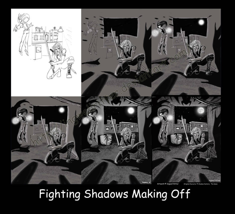 Fighting Shadows Making Off by IngwellRitter on DeviantArt