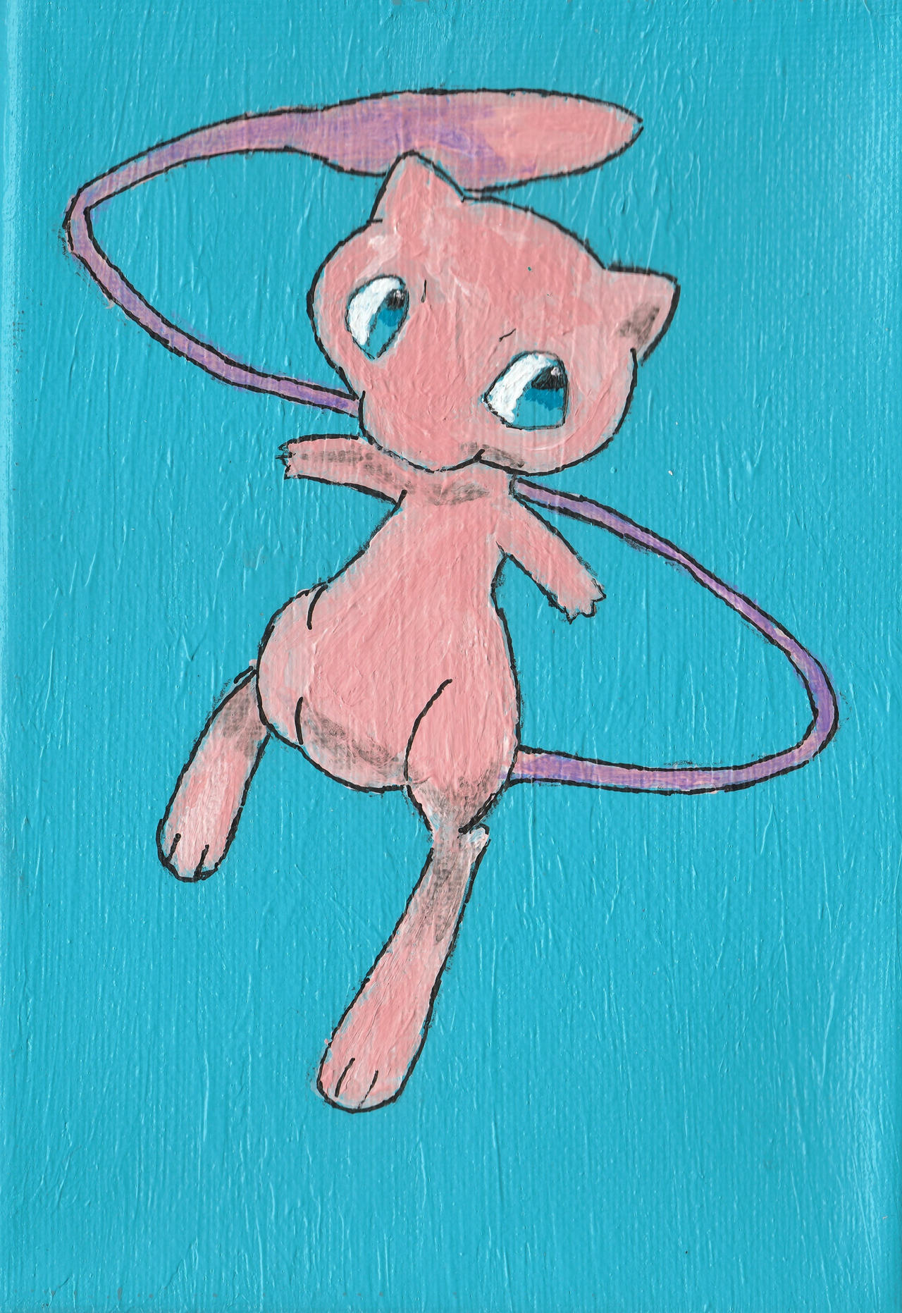 Mew Painting By Tulipteardrops On DeviantArt mew-painting-by-tulipteardrops-on-deviantart